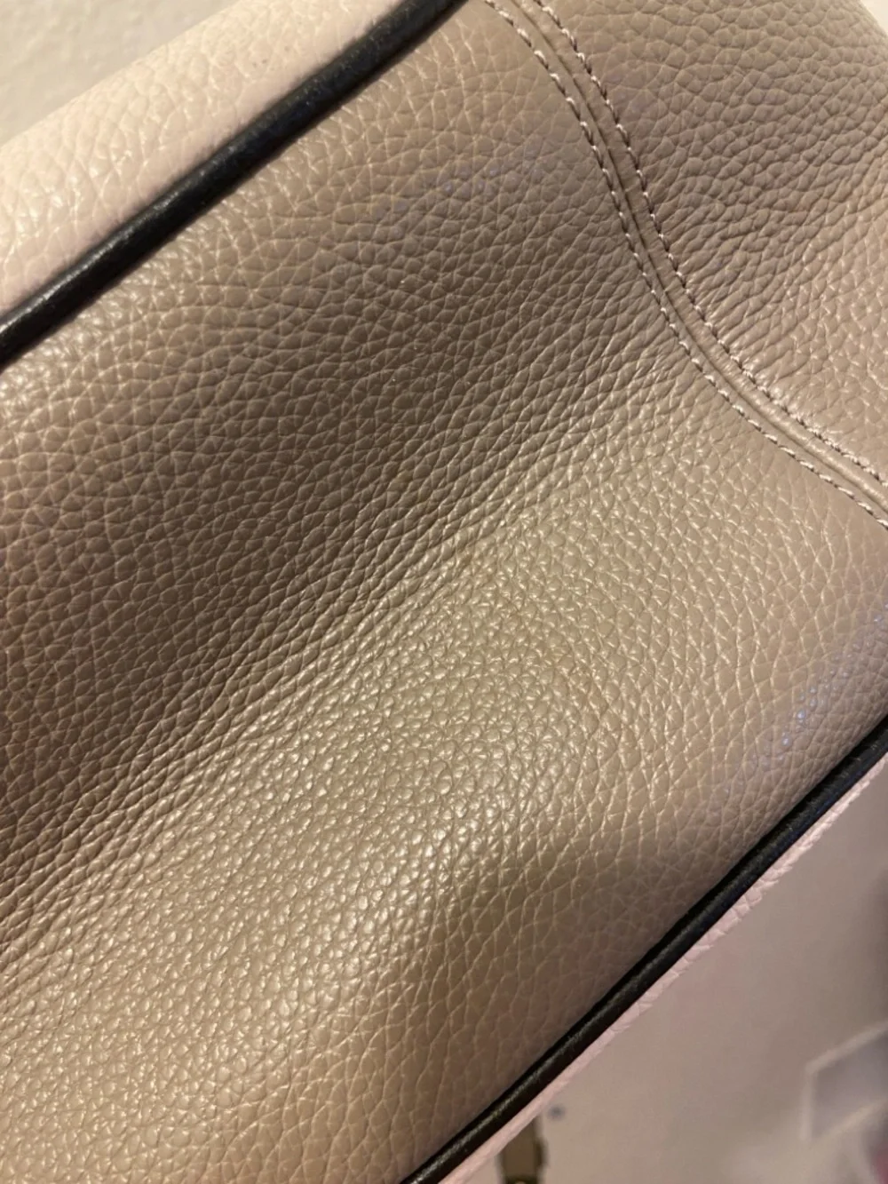 Coach Harley Hobo Geometric Ivory Tri-Color Pebbled Leather Shoulder Bag